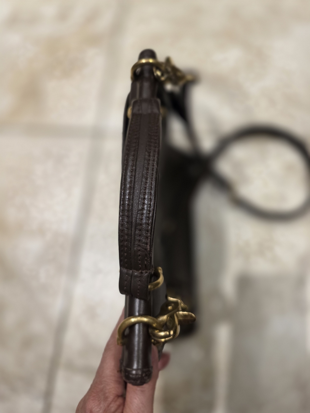 VINTAGE Coach Brown Leather Willis Bag - Picture 8 of 16